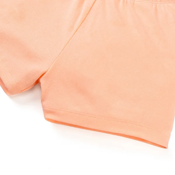 Bộ bé gái ngắn Animo Easy BH0624020 (1-4Y,Cam nhạt)