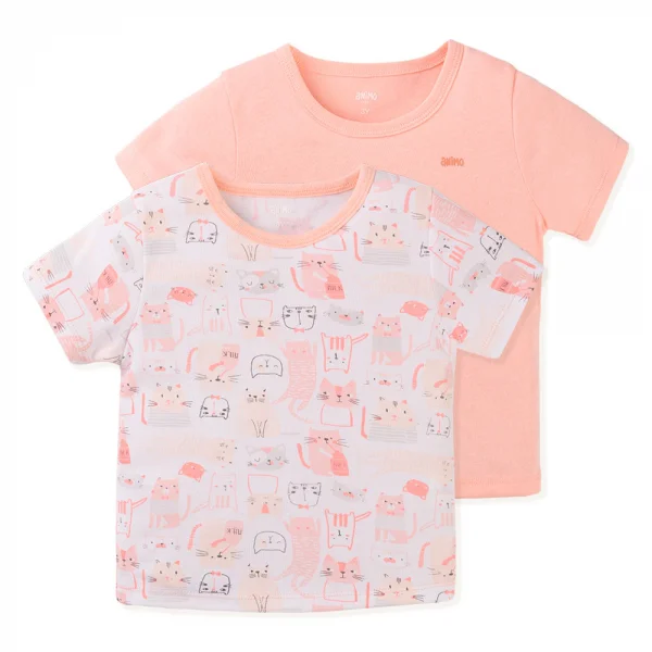 Set 2 áo bé gái Animo Easy BH0624017 (1-4Y,Nhiều màu)