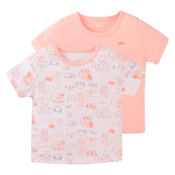 Set 2 áo bé gái Animo Easy BH0624017 (1-4Y,Nhiều màu)