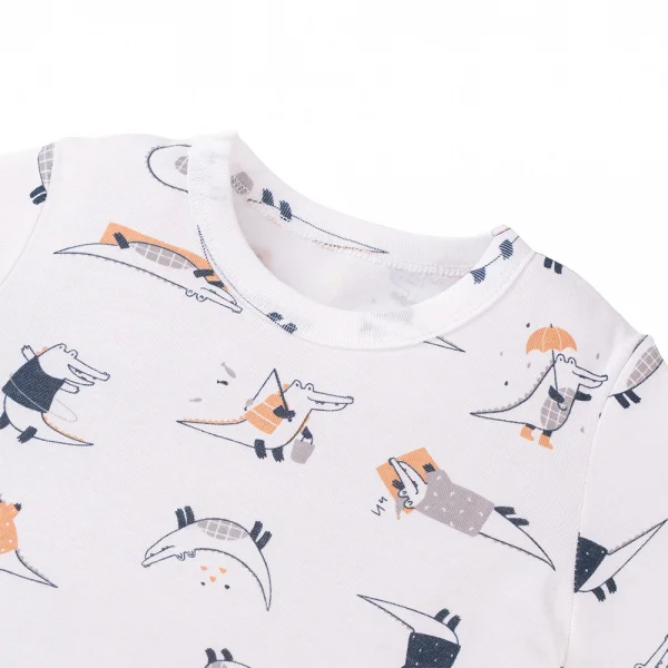 Bộ bé trai tay ngắn Animo Easy HN0624010 (1-4Y,Trắng)