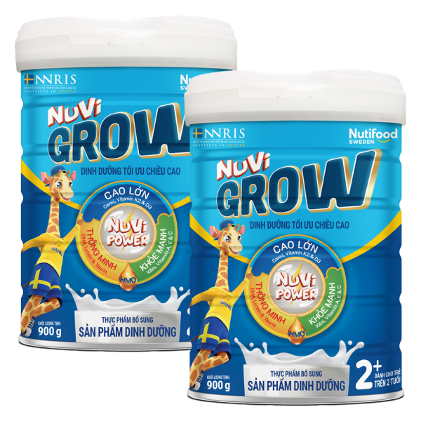 Combo 2 TPBS SPDD Nuvi Grow 2 Lon 900g