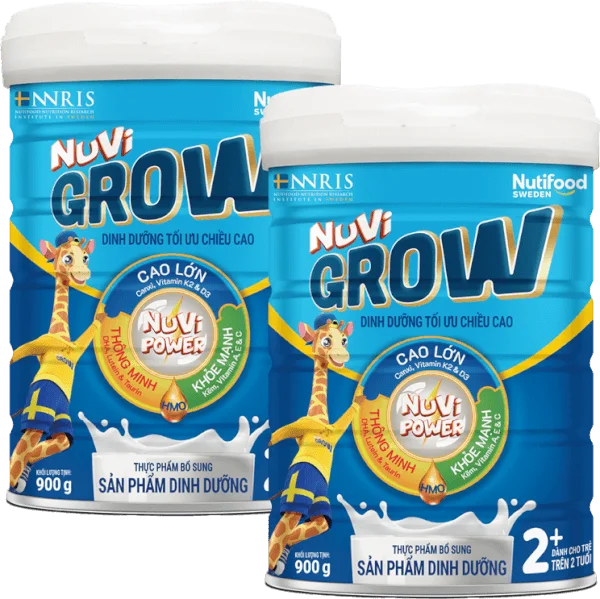 Combo 2 TPBS SPDD Nuvi Grow 2 Lon 900g