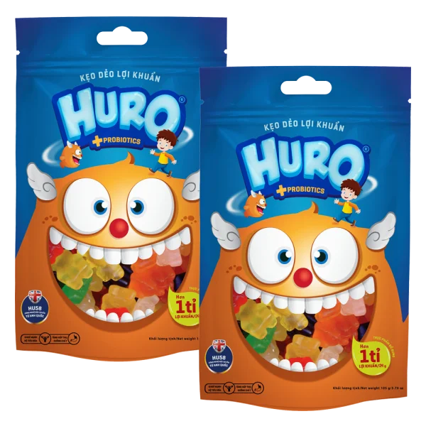 Combo 2 Kẹo dẻo Huro 105g Pan Food