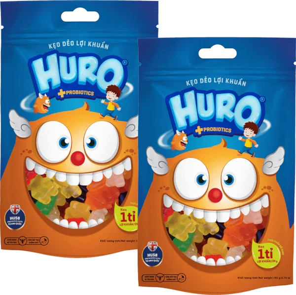 Combo 2 Kẹo dẻo Huro 105g Pan Food