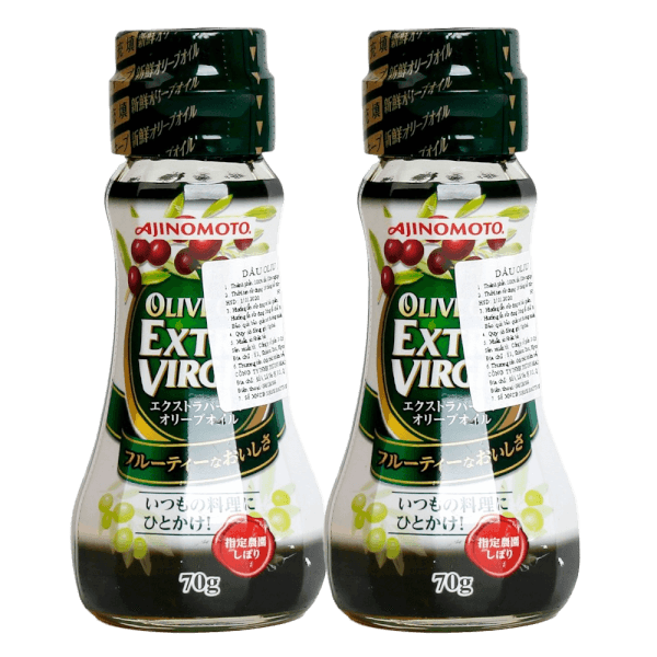 Combo 2 Dầu oliu extra virgin Ajinomoto, 70g