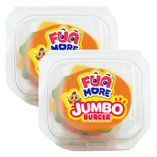 Combo 2 Kẹo dẻo Burger khổng lồ Funmore 50g