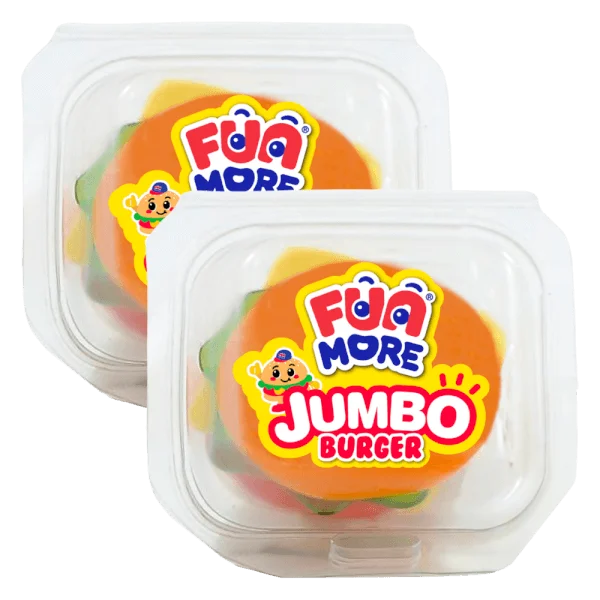 Combo 2 Kẹo dẻo Burger khổng lồ Funmore 50g