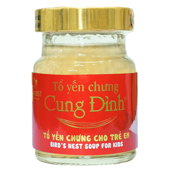 Tổ yến chưng Cung Đình For Kids (6 hũ/lốc)