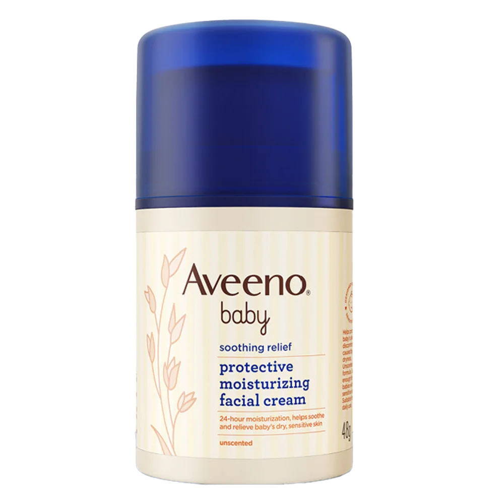 Kem dưỡng da mặt Aveeno Baby Soothing Relief Protective Moisturizing Facial Cream 48g