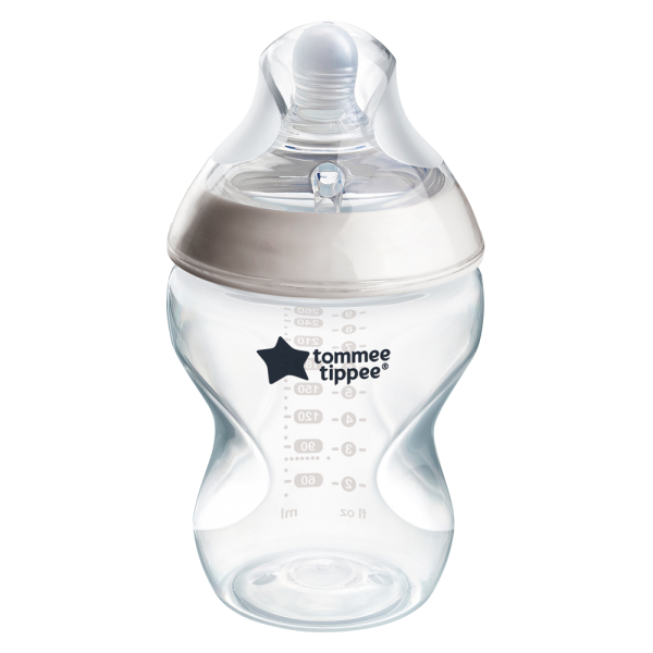 Bình sữa PP ty siêu mềm tự nhiên Tommee Tippee Natural Start 260ml, núm ty đi kèm 3-6 tháng