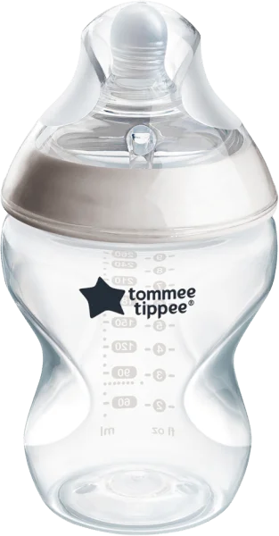Bình sữa PP ty siêu mềm tự nhiên Tommee Tippee Natural Start 260ml, núm ty đi kèm 3-6 tháng