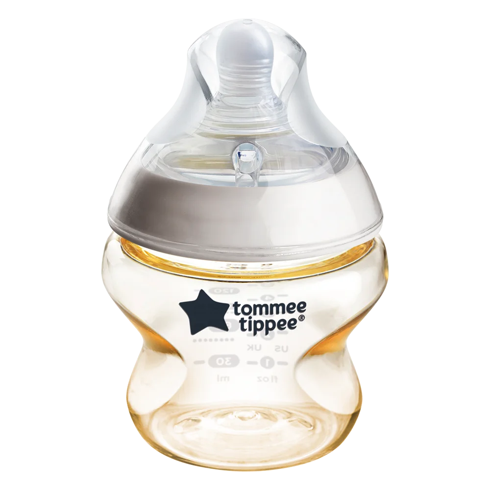 Bình Sữa PPSU Ty Siêu Mềm Tự Nhiên Tommee Tippee Natural Start 150ml, Núm Ty Đi Kèm 0-3 Tháng