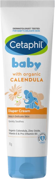Kem làm dịu hăm tã Cetaphil Baby Diaper Cream Calendula 70g