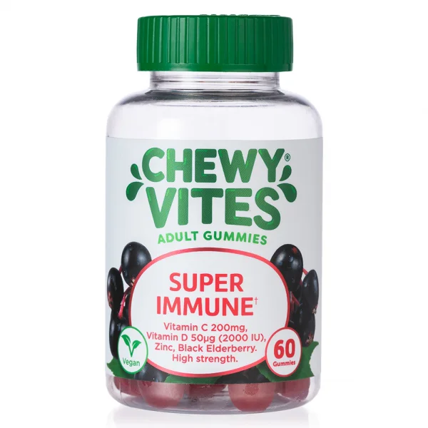 Combo 2 Thực phẩm bổ sung CHEWY VITES ADULT GUMMIES SUPER IMMUNE