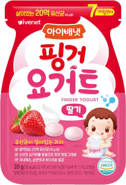 Sữa chua sấy lạnh Ivenet Bebe vị dâu 20g