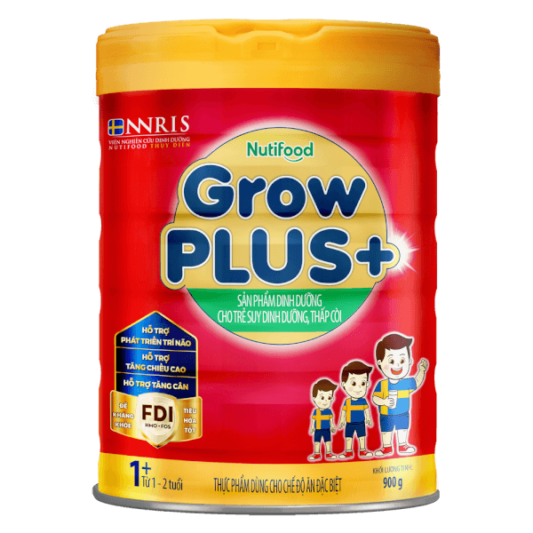 Sữa GrowPLUS+ Đỏ 1+ 900g (1-2 tuổi) (Giao bao bì ngẫu nhiên)