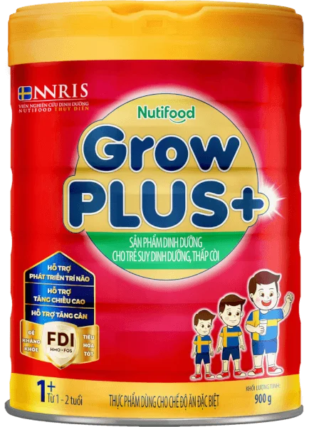 Sữa GrowPLUS+ Đỏ 1+ 900g (1-2 tuổi) (Giao bao bì ngẫu nhiên)