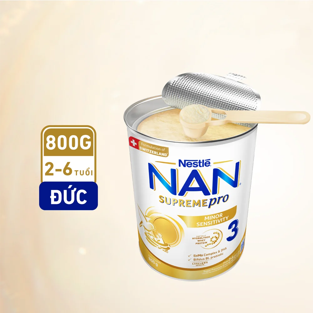 Combo 3 Sữa NAN SUPREME PRO số 3 800g (2-6 tuổi)