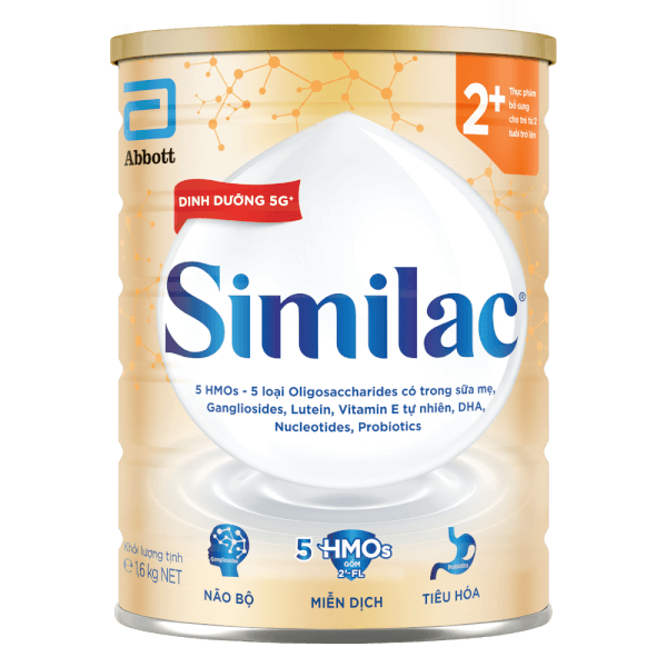 Sữa Similac 5G 2+ 1,6kg (Từ 2 tuổi)