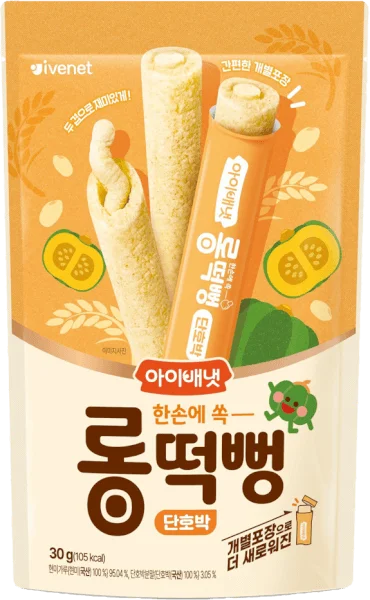 Bánh gạo que Ivenet vị bí ngô 30g