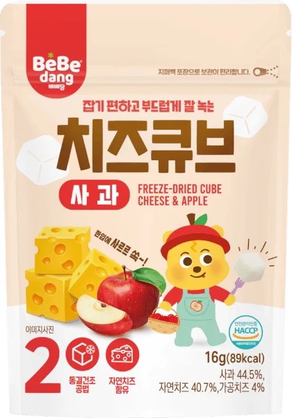 Phô Mai Sấy Lạnh Bebedang Vị Táo