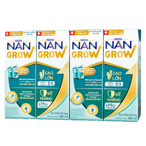 Thực phẩm bổ sung Nestlé NANGROW 6 (4x180ml)