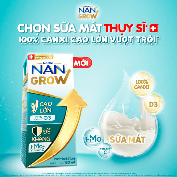 Combo 2 Thùng Thực phẩm bổ sung Nestlé NANGROW 6 (4x180ml)