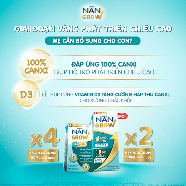 Combo 6 thùng sữa Nestlé NANGROW 6 (4x180ml)