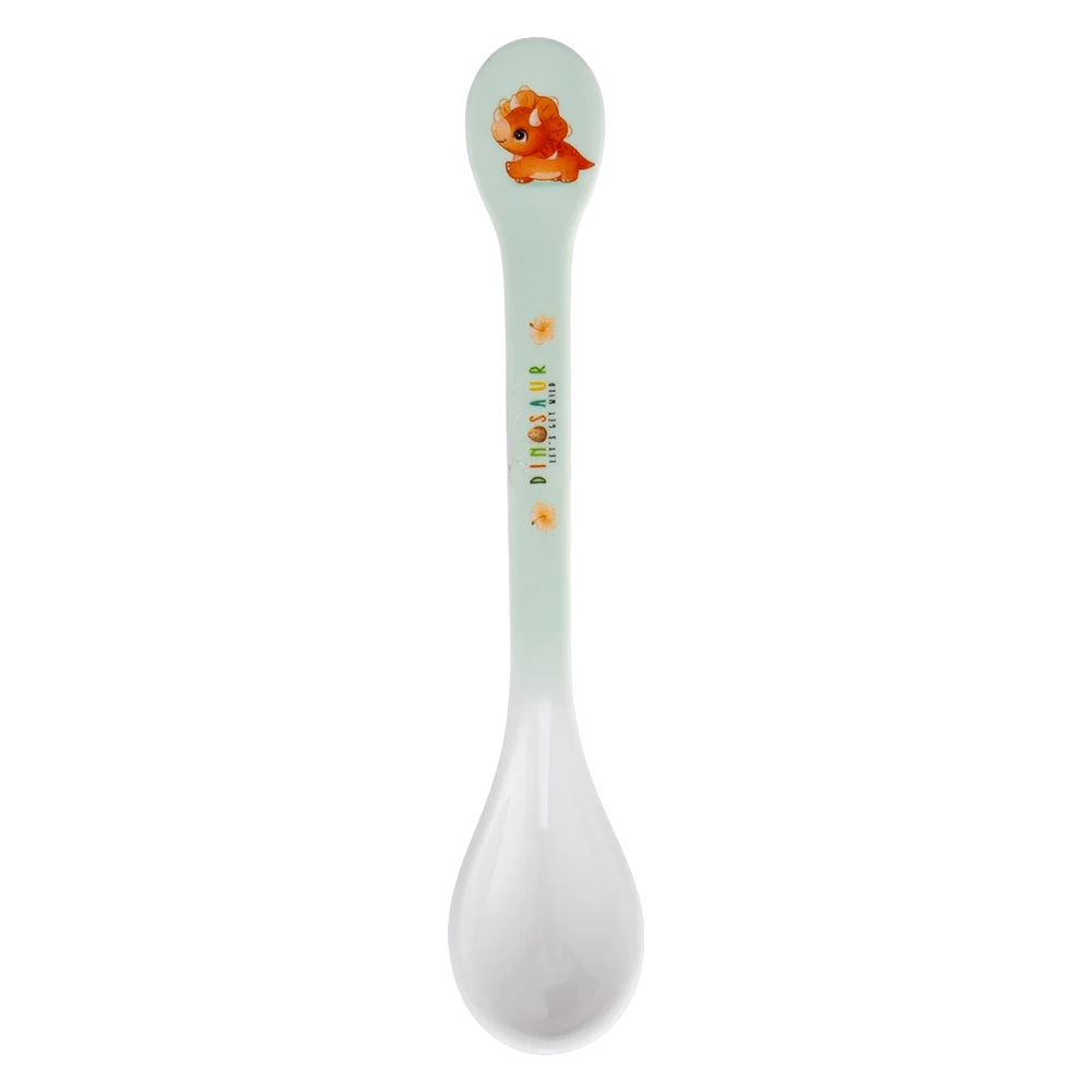 Thìa ăn dặm melamine cao cấp Moreware (2 cái/vỉ, 9013, khủng long) (giao mẫu ngẫu nhiên)