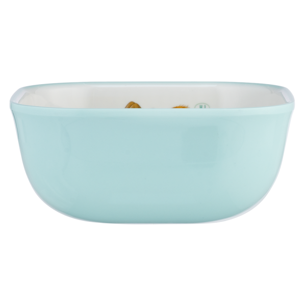 Bát ăn dặm melamine cao cấp Moreware (SW6343, vuông, khủng long)