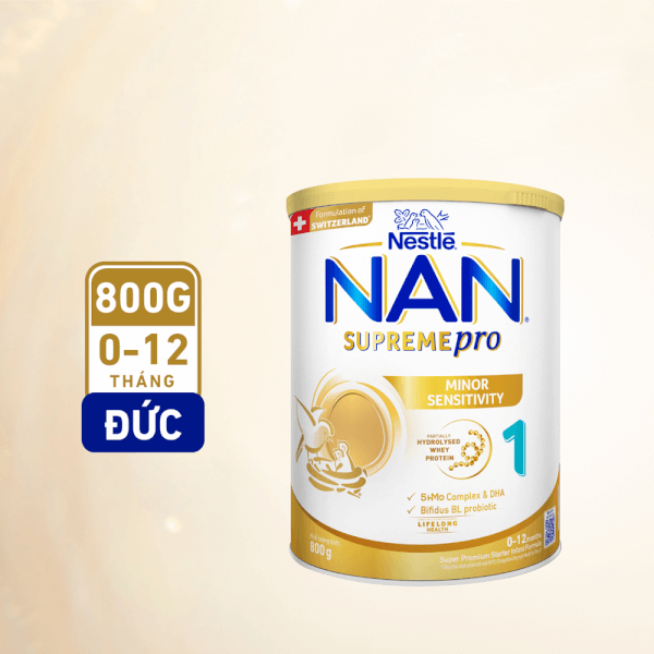 Sữa NAN SUPREME PRO số 1 800g (0-12 tháng)