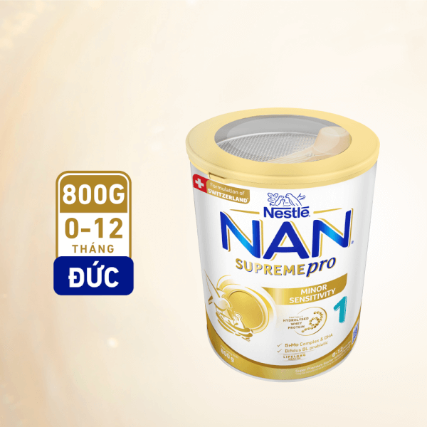 Sữa NAN SUPREME PRO số 1 800g (0-12 tháng)