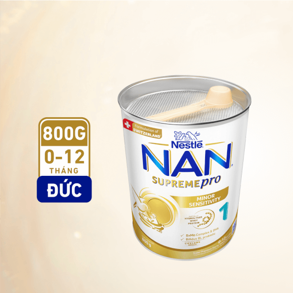 Sữa NAN SUPREME PRO số 1 800g (0-12 tháng)