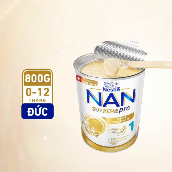 Sữa NAN SUPREME PRO số 1 800g (0-12 tháng)