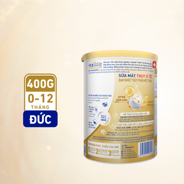 Sữa NAN SUPREME PRO số 1 400g (0-12 tháng)