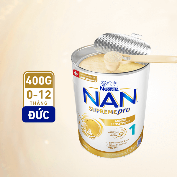 Sữa NAN SUPREME PRO số 1 400g (0-12 tháng)