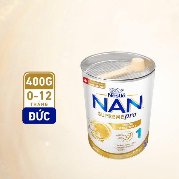 Sữa NAN SUPREME PRO số 1 400g (0-12 tháng)