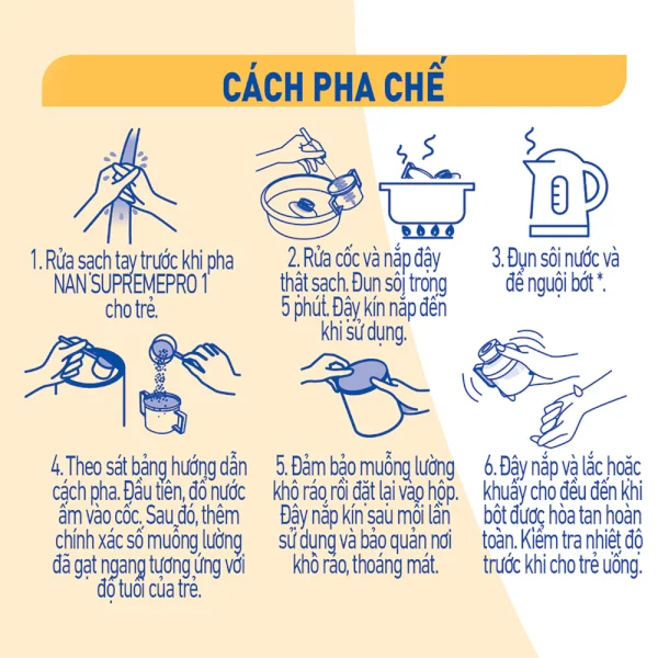 Sữa NAN SUPREME PRO số 1 400g (0-12 tháng)