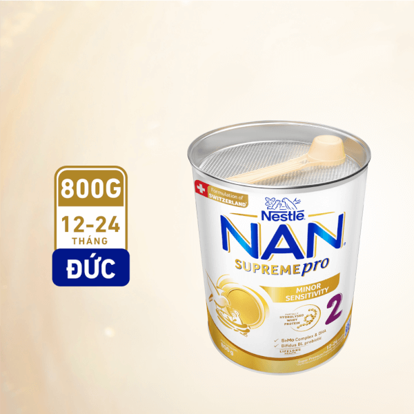 Sữa NAN SUPREME PRO số 2 800g (12-24 tháng)