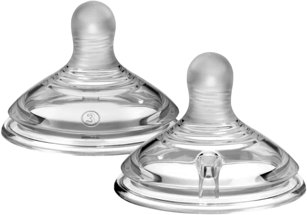 Núm ty silicon siêu mềm tự nhiên cho bé Tommee Tippee Natural Start  Fast Flow từ 6 tháng (vỉ đôi)