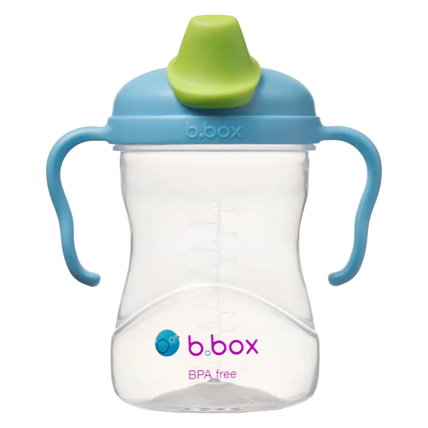 Bình uống nước vòi sillicone Bbox 240ml (màu xanh, Bbox-620)