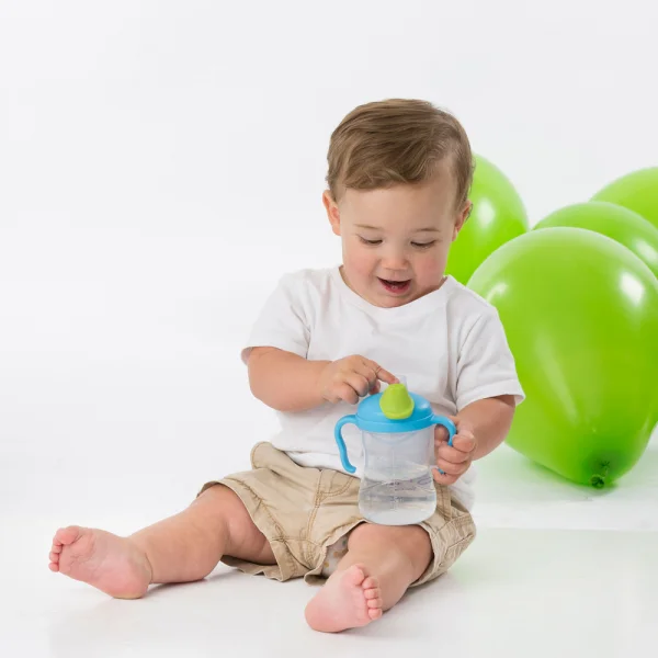 Bình uống nước vòi sillicone Bbox 240ml (màu xanh, Bbox-620)