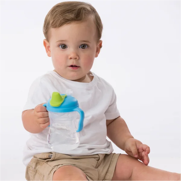 Bình uống nước vòi sillicone Bbox 240ml (màu xanh, Bbox-620)