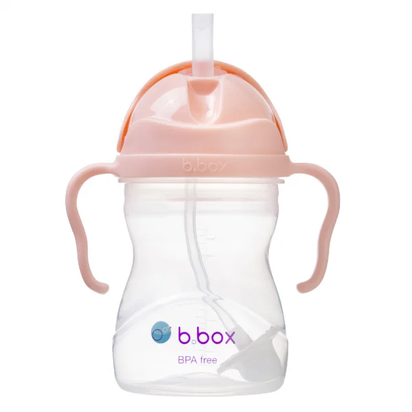 Bình nước 360 độ cho bé tập uống nước Bbox 240ml (màu cam pastel, Bbox-521)