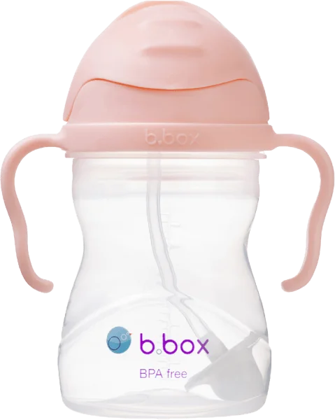Bình nước 360 độ cho bé tập uống nước Bbox 240ml (màu cam pastel, Bbox-521)
