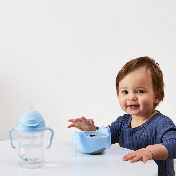 Bình nước 360 độ cho bé tập uống nước Bbox 240ml (màu xanh ngọc pastel, Bbox-519) (Giao bao bì ngẫu nhiên)