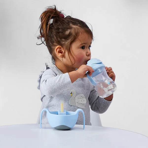 Bình nước 360 độ cho bé tập uống nước Bbox 240ml (màu xanh ngọc pastel, Bbox-519) (Giao bao bì ngẫu nhiên)