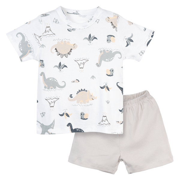 Bộ bé trai ngắn Animo Easy HN0724061 (1-4Y,Trắng)