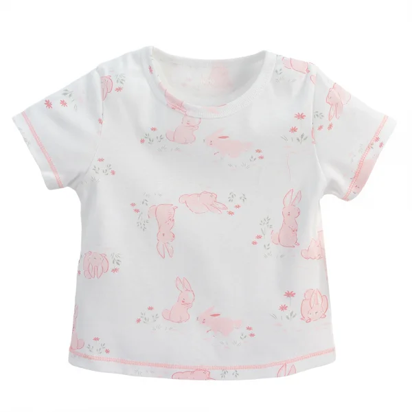 Bộ bé gái ngắn Animo Easy BH0724042 (1-4Y,Hồng)