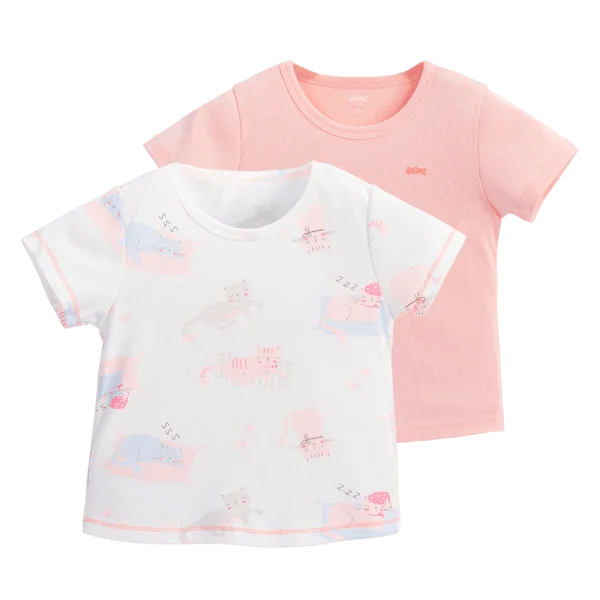Set 2 áo bé gái Animo Easy BH0724041 (1-4Y,Nhiều màu)